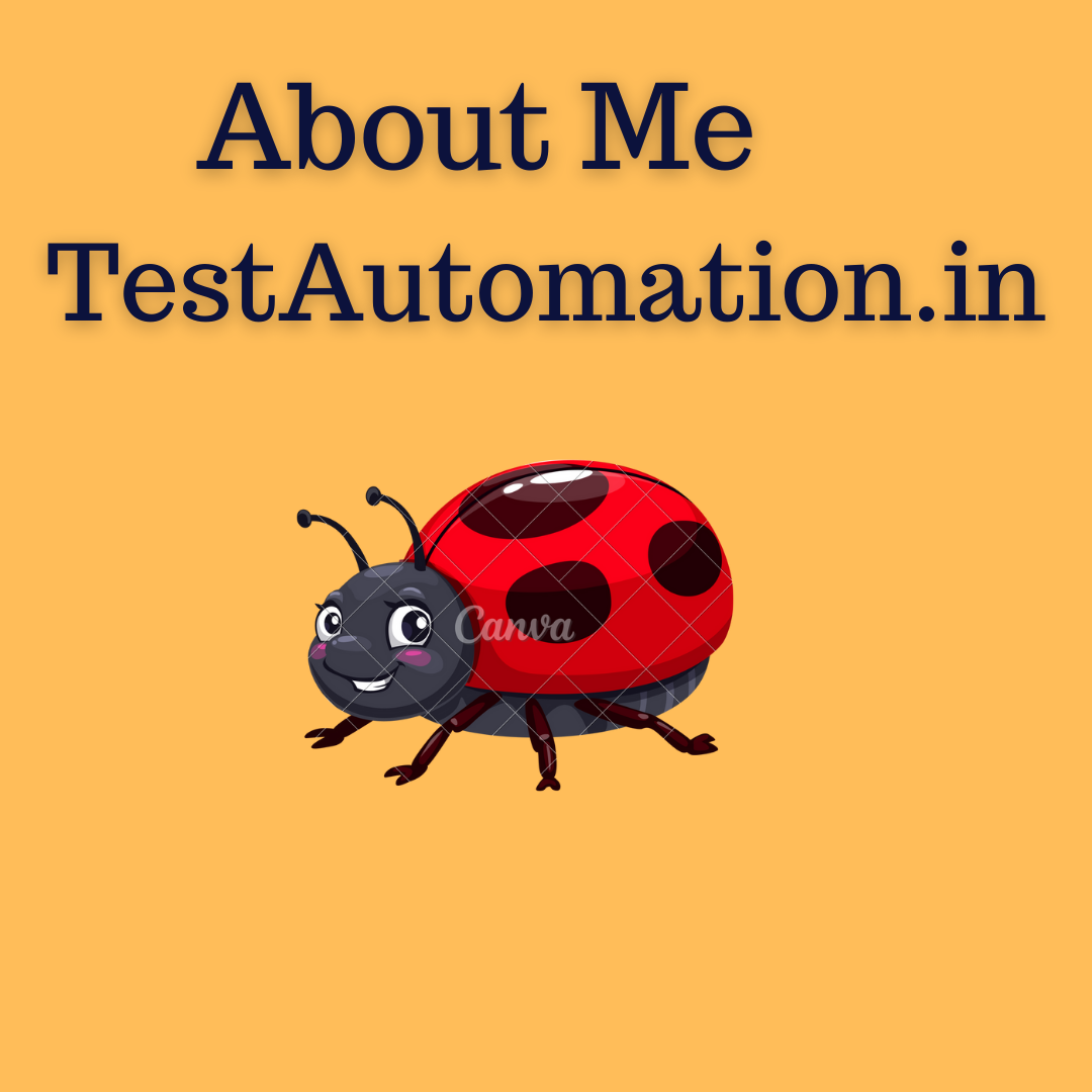 About Me - testautomation.in